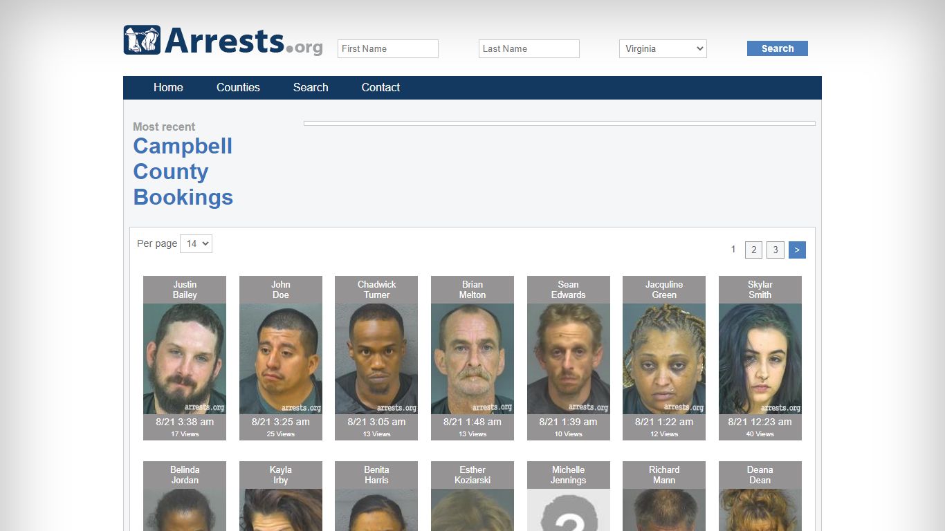 Campbell County Arrests and Inmate Search